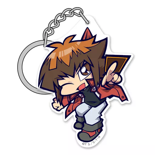遊城十代 アクリルつままれキーホルダー 「遊☆戯☆王デュエルモンスターズGX」