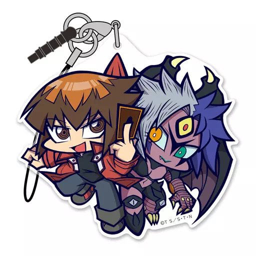 十代＆ユベル アクリルつままれストラップ 「遊☆戯☆王デュエルモンスターズGX」