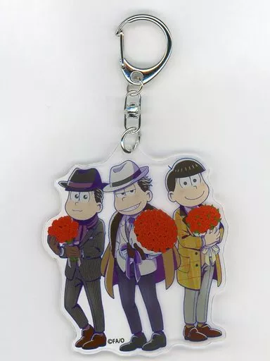 一松＆十四松＆トド松 トリオアクリルキーホルダー 「おそ松さん×PRONTO 第三弾」