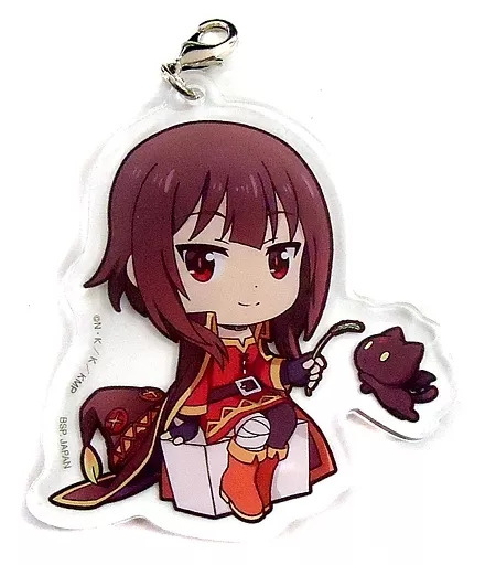 めぐみん(座り) アクリルチャーム 「一番くじ この素晴らしい世界に祝福を! さぁ、私と一緒に爆裂道を歩もうじゃないですか!」 D賞