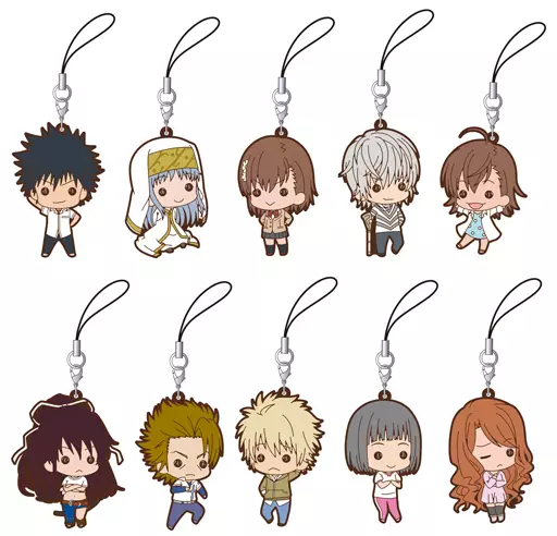 全10種セット 「とある魔術の禁書目録III ラバーストラップコレクション」