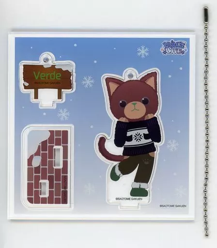 ヴェルデ(寿嶺二) スタンド付きアクリルキーホルダー ハッピースノーVer. 「うたの☆プリンスさまっ♪ PRINCE CAT -WINTER HOLIDAY-」