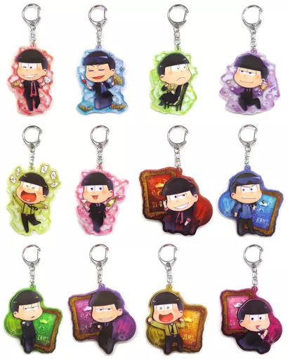 全12種セット 「おそ松さん MatsunoFamily デフォルメトレーディングアクリルキーホルダー」 アニメイトガールズフェスティバル2017グッズ