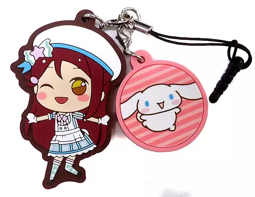桜内梨子＆シナモロール 「ぷちぐるラブライブ!×サンリオキャラクターズ ラバーストラップ Aqours」