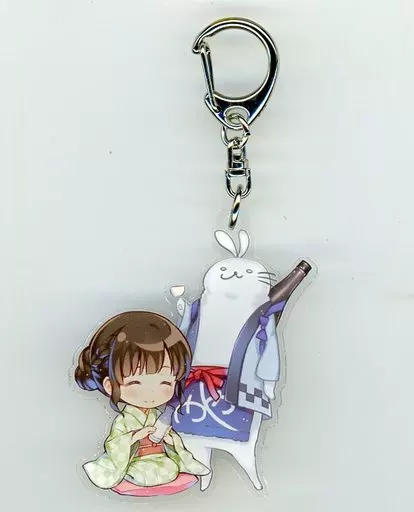 茅野愛衣 かやのみちゃんとまえかけさん アクリルキーホルダー 「かやふぇしゅ」