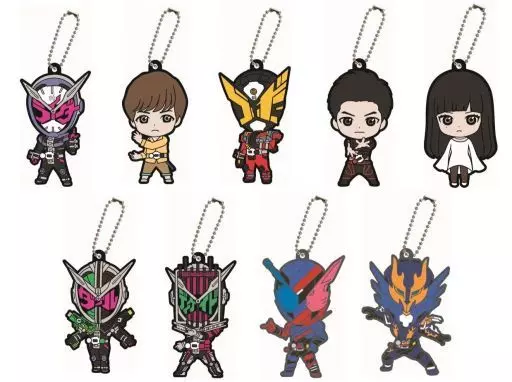 全9種セット 「仮面ライダー平成ジェネレーションズFOREVER カプセルラバーマスコット」