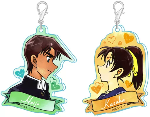 服部平次＆遠山和葉 ウェットカラーシリーズ -Lovers- アクリメトリー(2個セット) 「名探偵コナン」