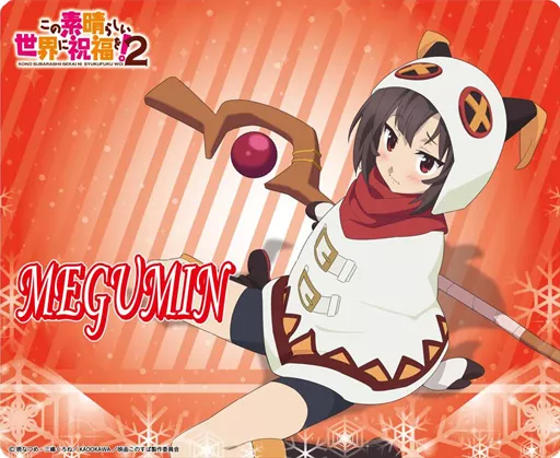 この素晴らしい世界に祝福を！3_ラバーマウスパッド デザイン03