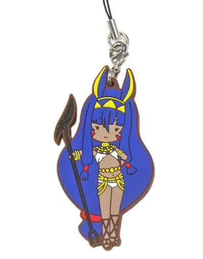 キャスター/ニトクリス ラバーストラップ sugar pochette 「一番くじ Fate/Grand Order～夜空を駆けるサンタクロース、ふわっと登場!～」 F賞