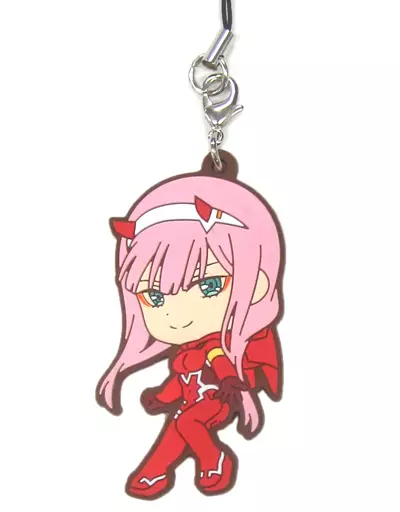ゼロツー(B) ラバーストラップ きゅんキャラいらすとれーしょんず 「一番くじ ダーリン・イン・ザ・フランキス～ボクのダーリンにならない?～」 F賞