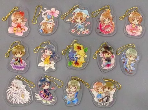 全14種セット キャラクターアクリルチャーム 「一番くじ アニメ カードキャプターさくら～クリアカード編～ Twinkle Little Magic」 G賞