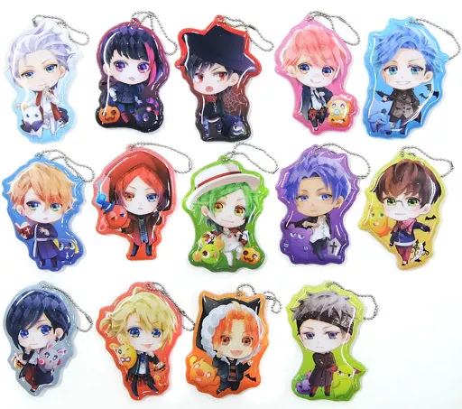 全14種セット 「B-PROJECT 2nd Anniversary GOODS DAY DARK in the HALLOWEEEEN トレーディングぷにぷにダイカットキーホルダー2nd Anniv.SDver」