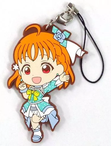 高海千歌 Awaken the power ver. ラバーストラップ きゅんキャラいらすとれーしょんず 「一番くじ ラブライブ!サンシャイン!!-6th-」 N賞