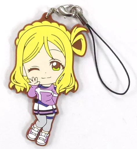 小原鞠莉 練習着ver. ラバーストラップ きゅんキャラいらすとれーしょんず 「一番くじ ラブライブ!サンシャイン!!-6th-」 O賞
