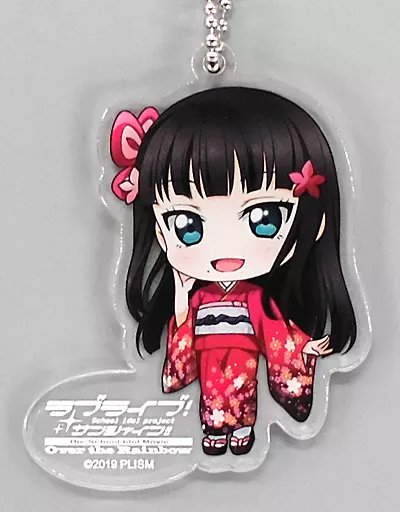 黒澤ダイヤ 「ラブライブ!サンシャイン!! The School Idol Movie Over the Rainbow ミニキャラアクリルキーホルダーコレクション 正月晴れ着ver.」 劇場グッズ