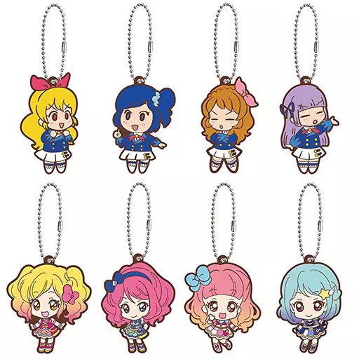 全8種セット 「アイカツ!シリーズ カプセルラバーマスコット」