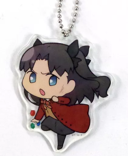 遠坂凛 「劇場版 Fate/stay nightII.lost butterfly 描き下ろしSDアクリルキーホルダーA」 劇場グッズ