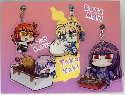 大阪ver. アクリルキーホルダーセット(3個組) 「Fate/Grand Order FGO冬祭り 2018-2019 ～トラベリング大サーカス!～」 大阪会場限定