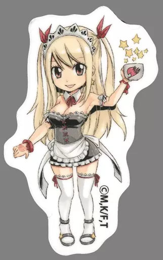 マグネット・磁石 ルーシィ・ハートフィリア(ツインテール) 「FAIRY TAIL -フェアリーテイル- ファイナルシリーズ×CHARAUM CAFE マグネットステッカー」