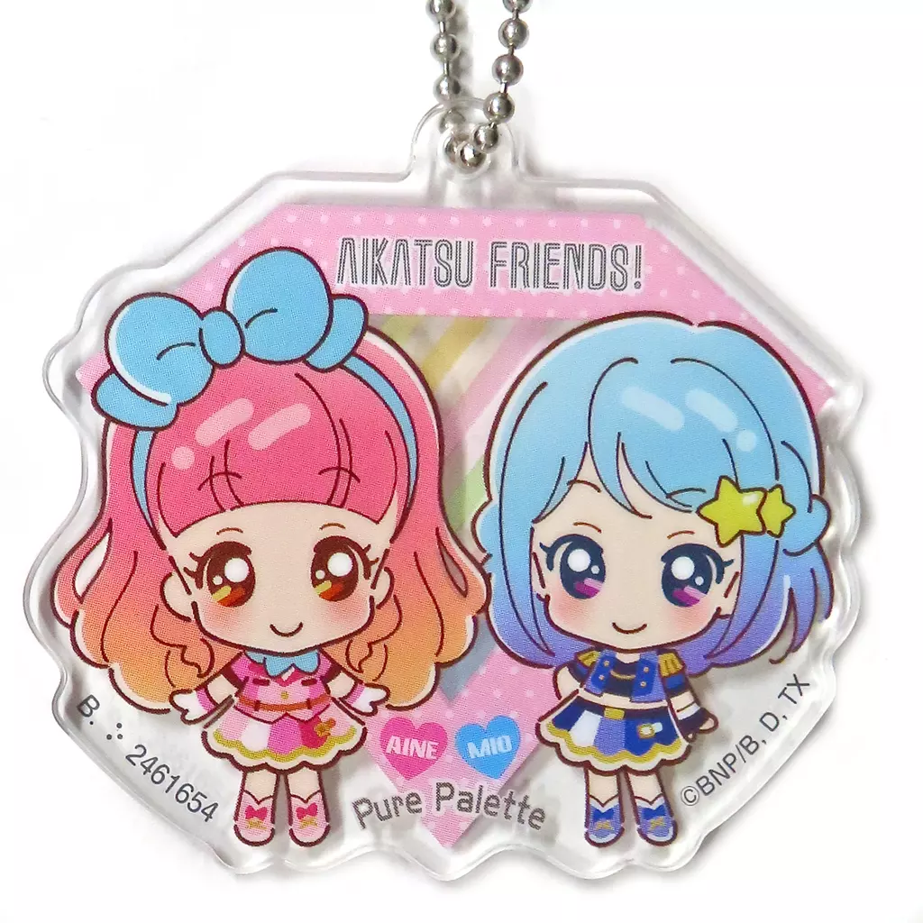 友希あいね＆湊みお アクリルチャーム 「アイカツ! シリーズあそーと」 B賞