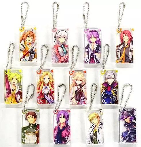 全12種セット 「きゃらくりあ 英雄伝説 閃の軌跡シリーズ トレーディングアクリルキーホルダー Ver.C」 電撃PlayStationセレクション