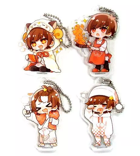 全4種セット アクリルキーホルダー 「DMMスクラッチ! 天月-あまつき-」 D賞
