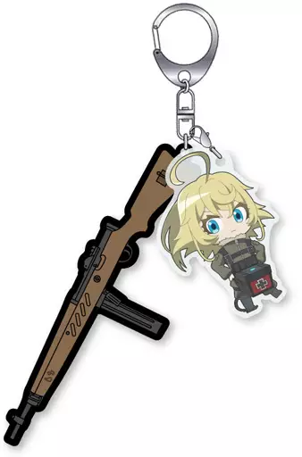ターニャ＆魔導短機関銃 T.W.G. キーホルダー 「劇場版 幼女戦記」