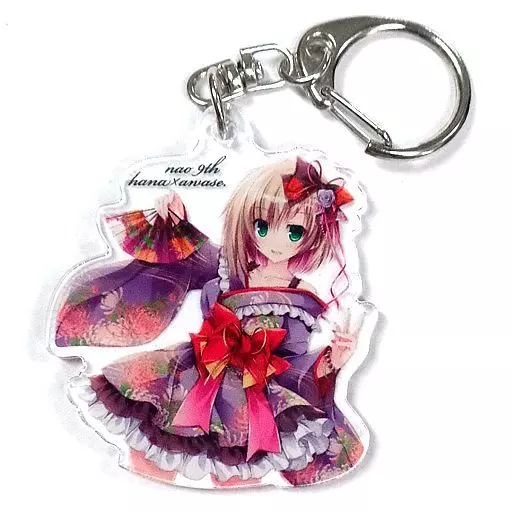 nao ジャケットイラストアクリルキーホルダー 「nao 9th hana×awase.」 C95グッズ