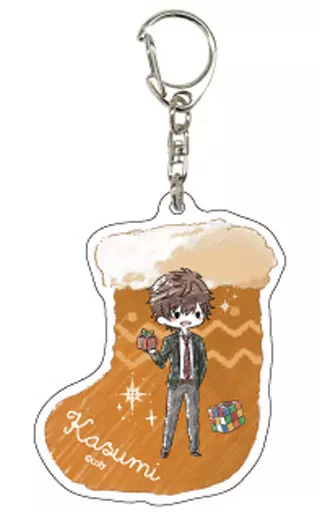 鳥羽霞 「オンエア! グラフアートデザイン アクリルキーホルダー 01.Prid’s＆Hot-Blood＆Re：Fly クリスマスVer.」