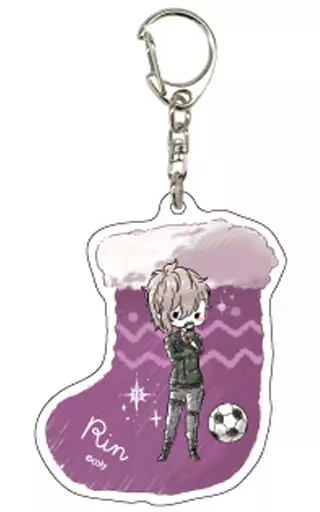 藤間鈴 「オンエア! グラフアートデザイン アクリルキーホルダー 01.Prid’s＆Hot-Blood＆Re：Fly クリスマスVer.」