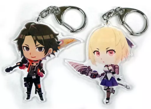 ユウゴ＆クレア(SD) アクリルキーホルダー 「PS4ソフト GOD EATER 3 電撃スペシャルパック」 同梱特典