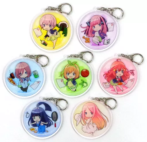 全7種セット 「五等分の花嫁 シャボンドームトレーディングアクリルキーホルダー」