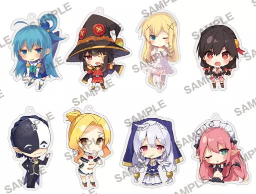 全8種セット 「この素晴らしい世界に祝福を! トレーディングアクリルキーホルダーvol.2」