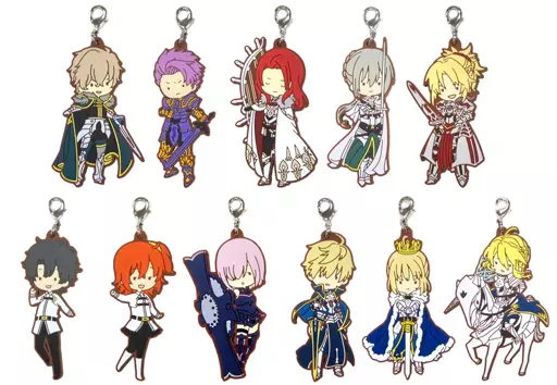 全11種セット ラバーチャーム 「一番くじ Fate/Grand Order～キャメロット オブ シュガーポシェット～」 J賞