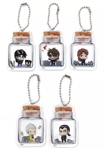 コウブツヤ 福本ALLSTARS びんきゃらホルダー カイジ＆銀と金 駿河屋 -<中古>集合 カイジ＆銀と金!マネーヒーローセット コウブツヤ