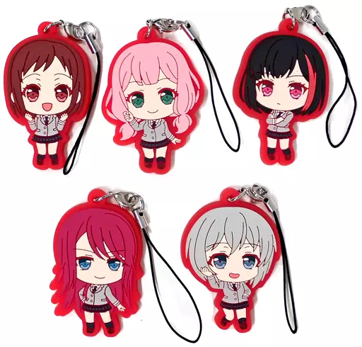 全5種セット 「BanG Dream! ガールズバンドパーティ! ラバーストラップ Afterglow vol.3 制服ver.」