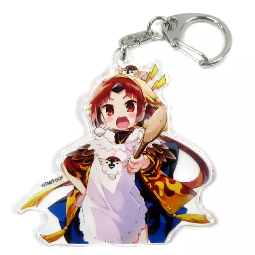 セイバー/紅閻魔 描き下ろし概念礼装風イラストアクリルキーホルダー 「Fate/Grand Order」 AnimeJapan 2019グッズ