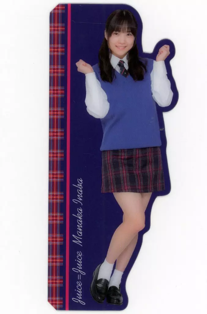 駿河屋 -<中古>稲場愛香(Juice=Juice)/制服 1/15スケール型抜きしおり