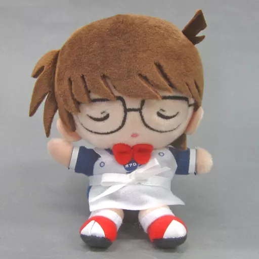 江戸川コナン おすわりぬいぐるみ(マスコット) 「名探偵コナン/名探偵コナン ゼロの日常 /名探偵コナン 犯人の犯沢さん」 週刊少年サンデー 2018年10月10日号 3作品同時発売記念 応募者全員サービス