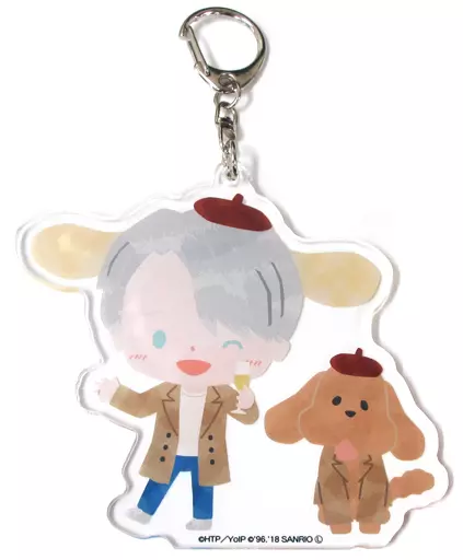 ヴィクトル・ニキフォロフ×ポムポムプリン アクリルキーホルダー museum ver. 「ユーリ!!! on ICE×サンリオキャラクターズ」 ユーリ!!! on MUSEUMグッズ