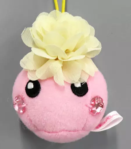 フラワー(ピンク) ちょこんとマスコット 「ほっぺちゃん」