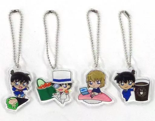 全4種セット 「無添くら寿司×名探偵コナン 紺青の拳 ビッくらポン! アクリルキーホルダー」