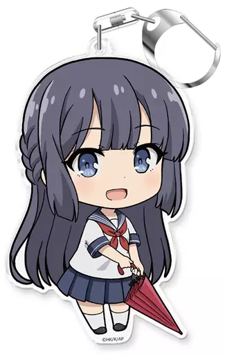 牧之原翔子(中学ver.) ぷにこれ!キーホルダー 「青春ブタ野郎はバニーガール先輩の夢を見ない」