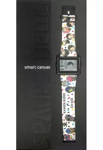 集合(デフォルメ/白) EPSON smart canvas(腕時計) 「平成仮面ライダー20作記念 仮面ライダー平成ジェネレーションズ FOREVER」