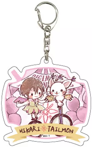 八神ヒカリ＆テイルモン 「デジモンアドベンチャー アクリルキーホルダー 11.グラフアートデザイン」