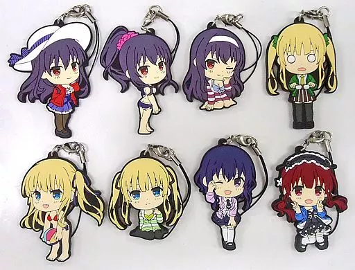 全8種セット ラバーストラップ きゅんキャラいらすとれーしょんず 「一番くじ 冴えない彼女の育てかた♭ 第三弾」 G賞