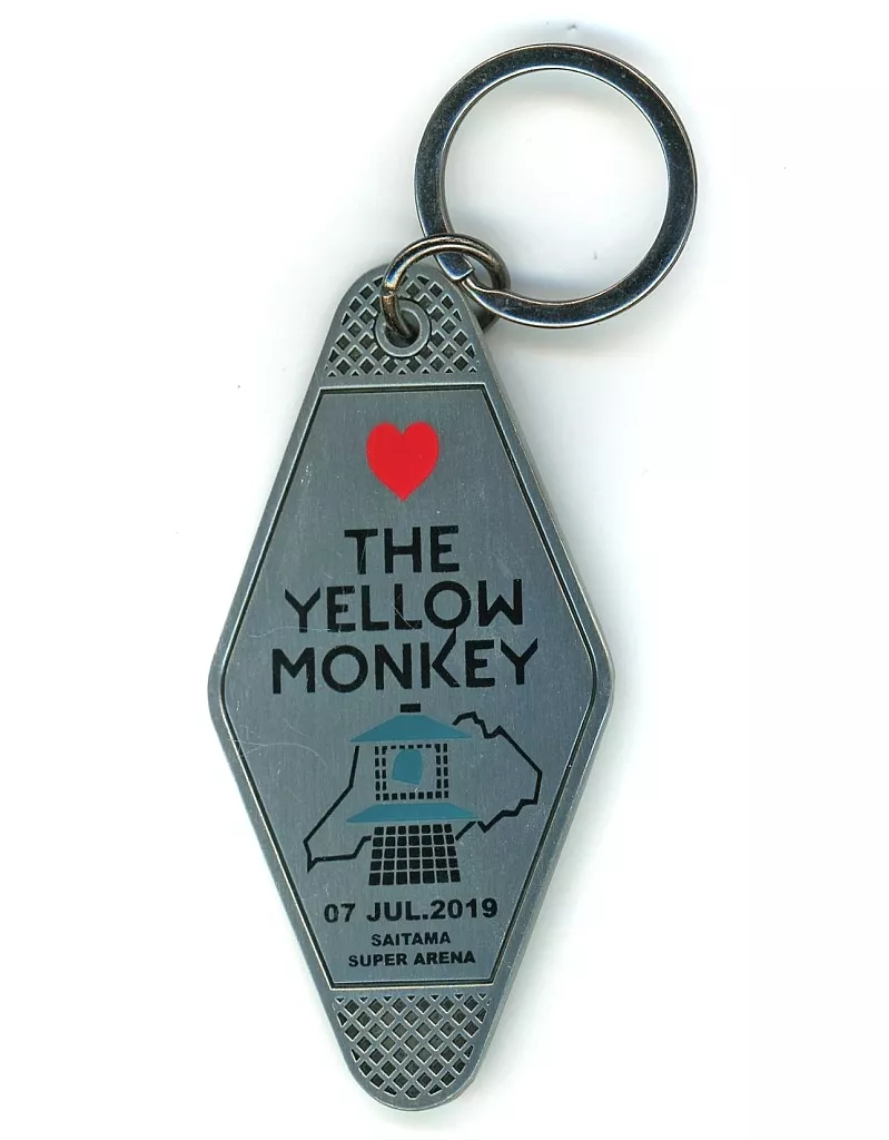 THE YELLOW MONKEY ご当地メタルキーホルダー(07.JUL.2019) 「THE YELLOW MONKEY SUPER JAPAN TOUR 2019 -GRATEFUL SPOONFUL-」 埼玉会場限定