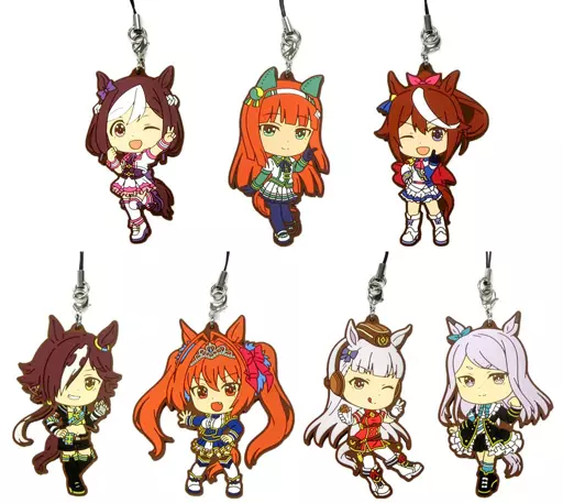 全7種セット チームスピカ ラバーストラップ きゅんキャラいらすとれーしょんず 「一番くじ ウマ娘 プリティーダービー」 E賞