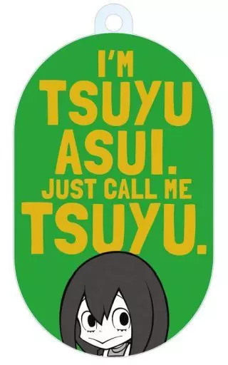 蛙吹梅雨 「僕のヒーローアカデミア トレーディング 台詞アクリルキーホルダー」