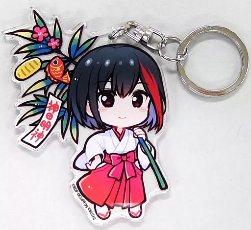 美竹蘭(巫女) アクリルキーホルダー 「神田祭×BanG Dream! ガールズバンドパーティ!」